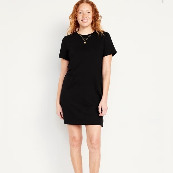 Hudson Revolve Women T-Shirt Mini Dress Medium Black 100% Cotton Distressed - Picture 3 of 17